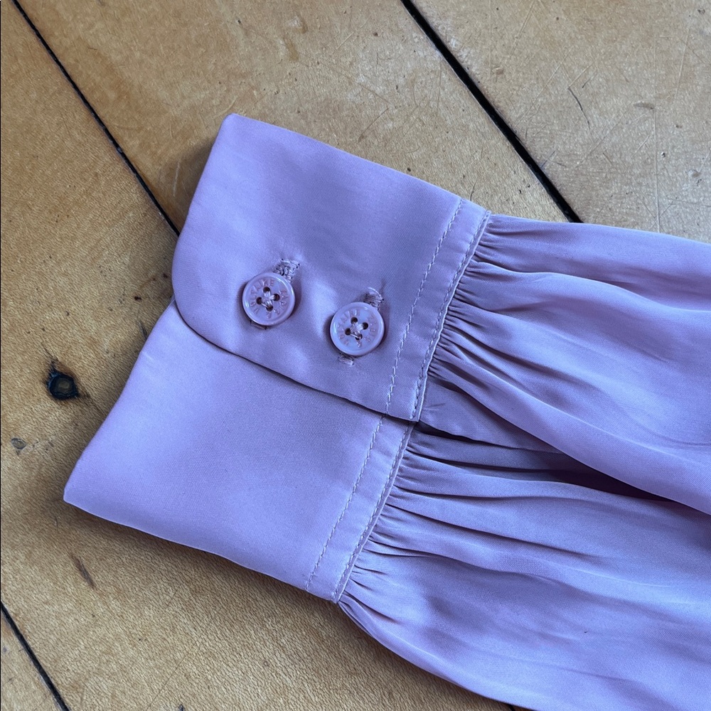 Zadig & Voltaire Light Pink Blouse Telia V-Neck - Picture 4 of 6